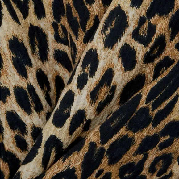 Damson Madder Leopard Print Midi Skirt - Picture 4 of 4